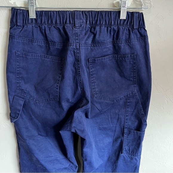 ASOS Blue Purple Pull On High Rose Cargo Carpenter Pants‎ - Picture 8 of 9